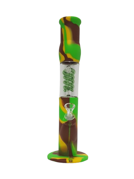 Bong Silicone com Vidro