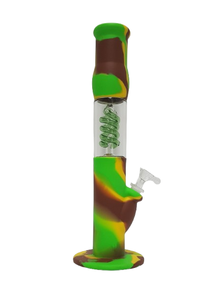 Bong Silicone com Vidro