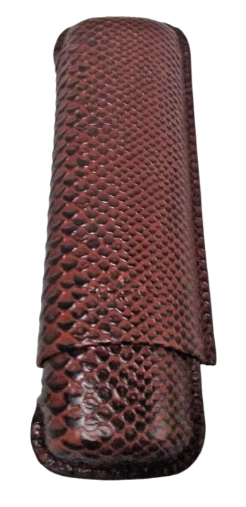 Porta Charutos Nerone Grande pra 2 Charutos  Marrom