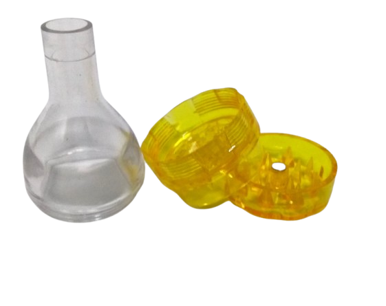 Triturador Acrílico Cone Amarelo