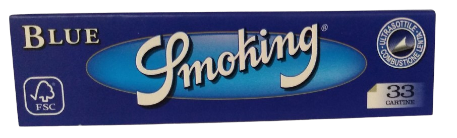 Papel Smoking Blue  King Size