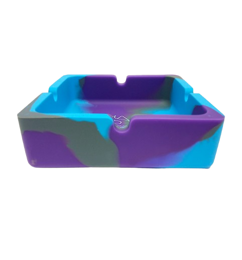 Cinzeiro para Cigarro SDF Quadrado Azul/Roxo