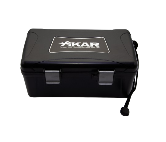 Caixa Umidora Xikar para-viagem p/15 Preta