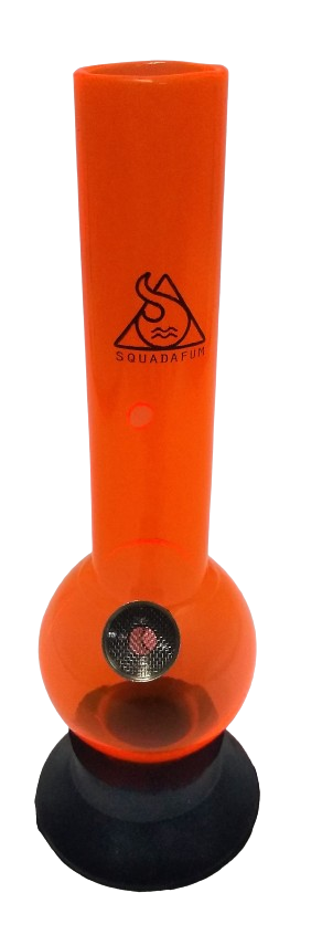 Bong Acrílico Pequeno Laranja 01