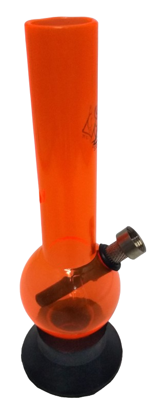 Bong Acrílico Pequeno Laranja 01