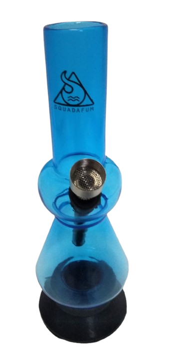 Bong Acrílico Pequeno Azul  02
