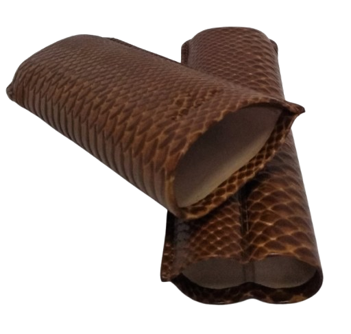 Porta Charutos Nerone Grande pra 2 Charutos  Caramelo