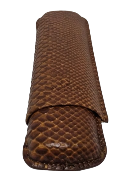 Porta Charutos Nerone Grande pra 2 Charutos  Caramelo