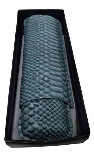 Porta Charutos Nerone Grande pra 2 Charutos  Azul