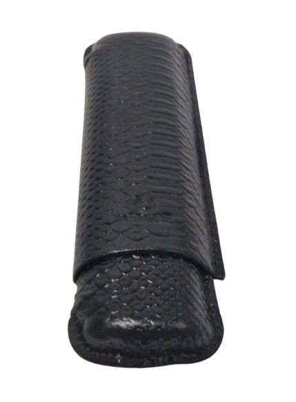 Porta Charutos Nerone Grande pra 2 Charutos  Preta