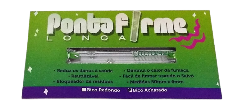 Piteira Ponta Firme Longa Bico Achatado