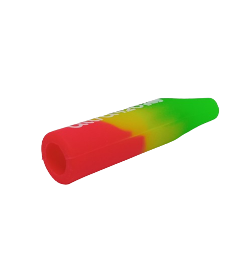 Piteira Ponta Firme Silicone Verde e Vermelho