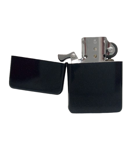 Tipo Zippo Preto Brilhoso