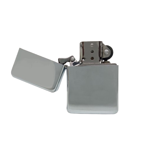 Tipo Zippo Cromado Liso