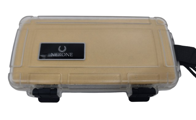 Caixa Umidora Nerone para Viagem para 5 charutos Transparente