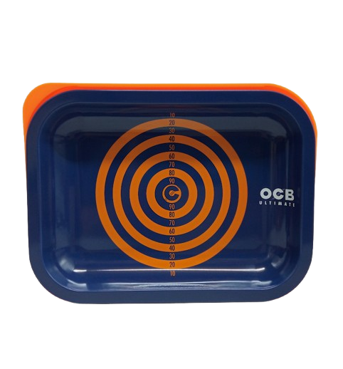 Bandeja Metal OCB com Tampa Laranja