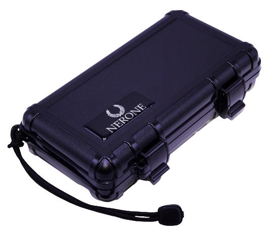 Caixa Umidora Nerone para Viagem para 5 charutos Preta