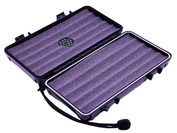 Caixa Umidora Nerone para Viagem para 5 charutos Preta