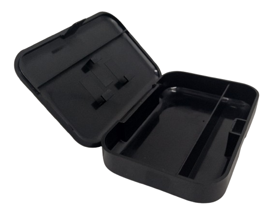 Case Plástico Tabaco Box Preto