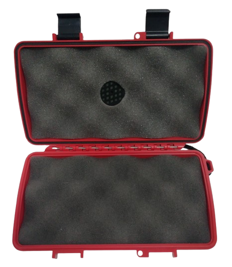 Caixa Umidora Xikar para viagem p/5 Vermelha