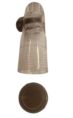 Bullet Dosador de Rapé Preto
