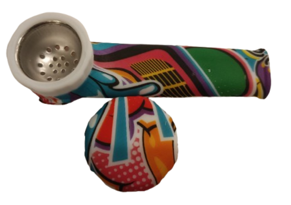 Pipe de Silicone com Tampa M01