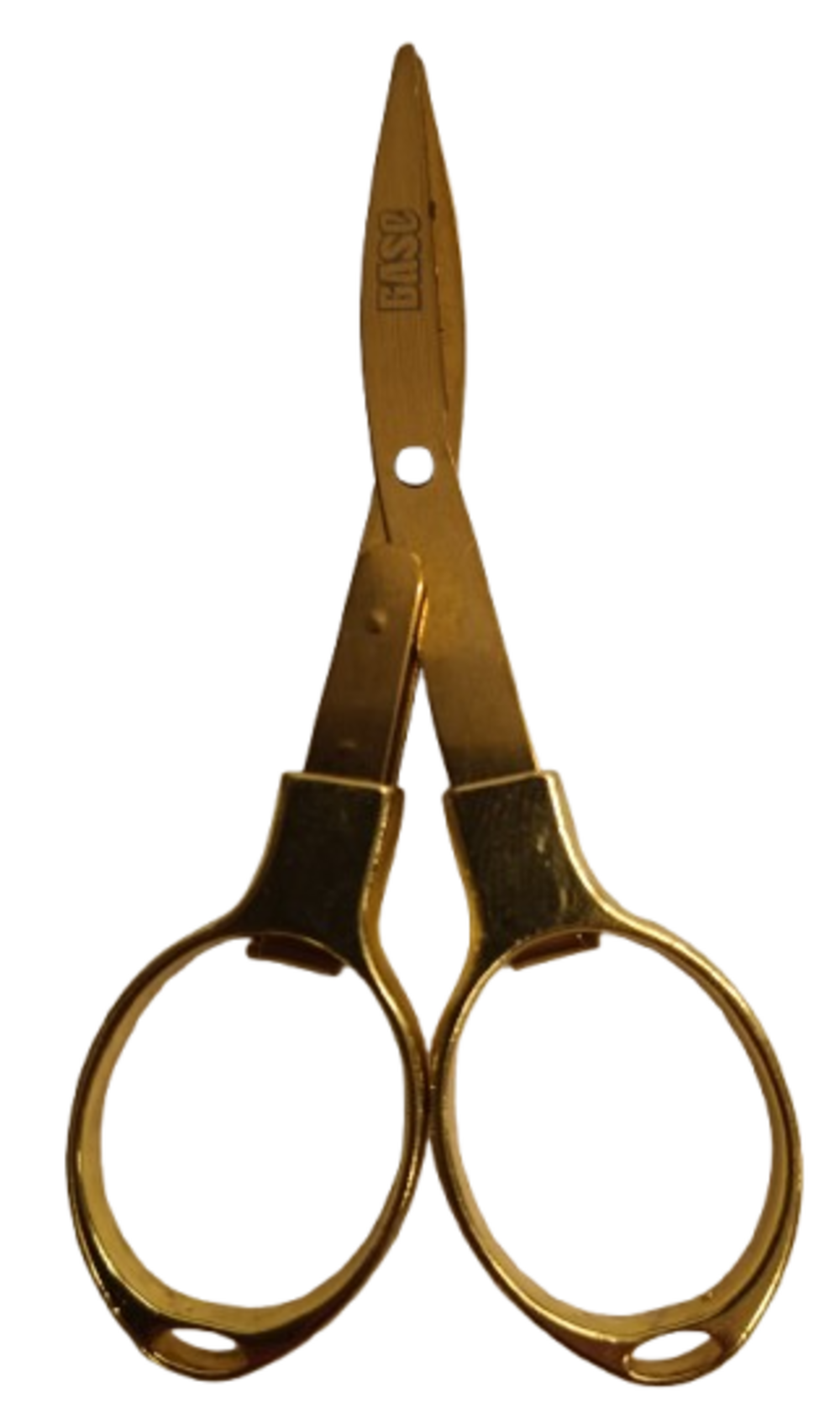 Tesoura Base Dobravel para Cortar Tabaco Dourada