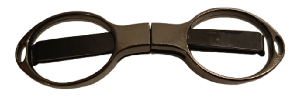 Tesoura Base Dobravel para Cortar Tabaco Preta