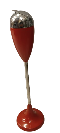 Cinzeiro Para Cigarro de Chão Vermelho