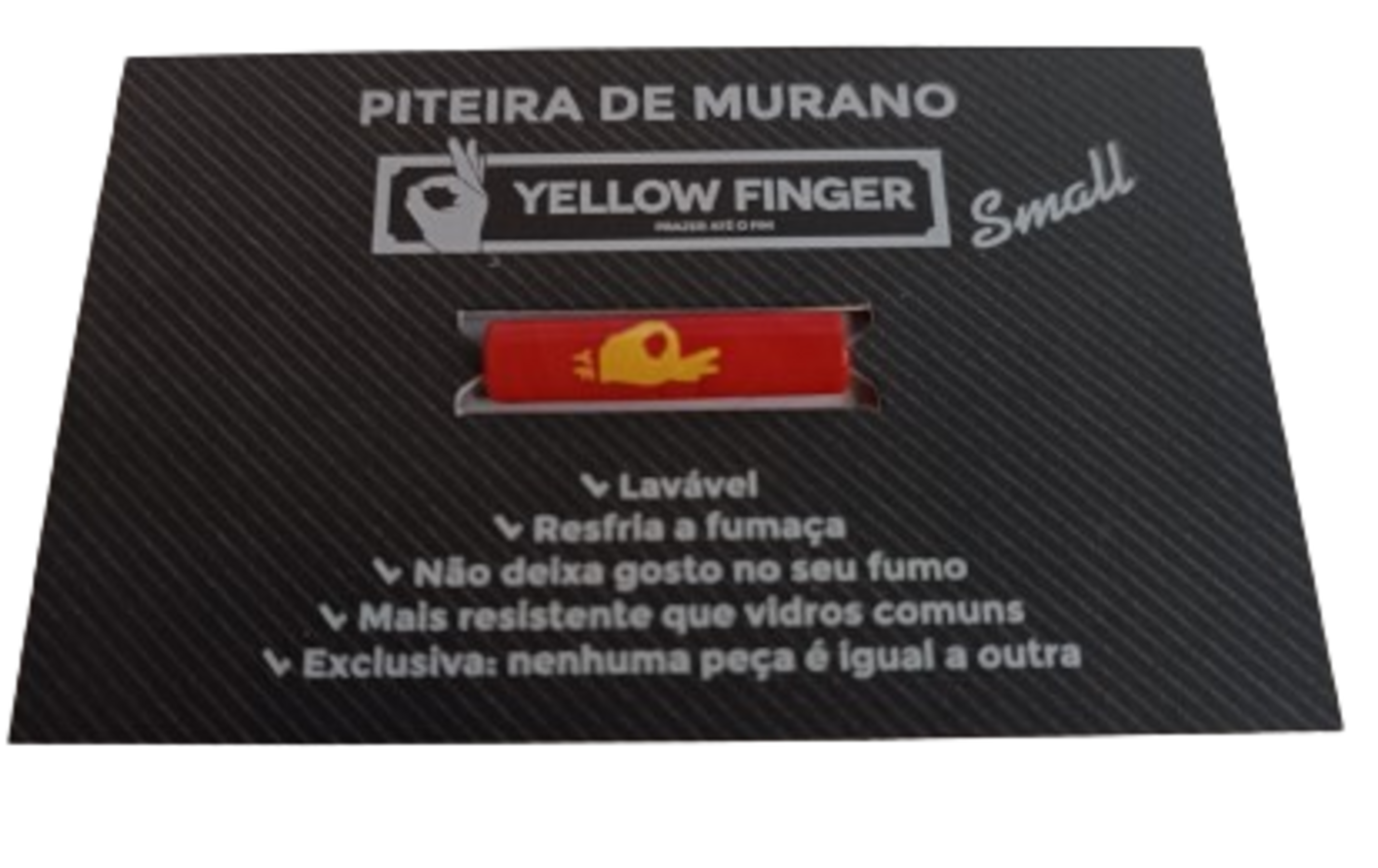 Piteira Yellow finger de Murano Small M03