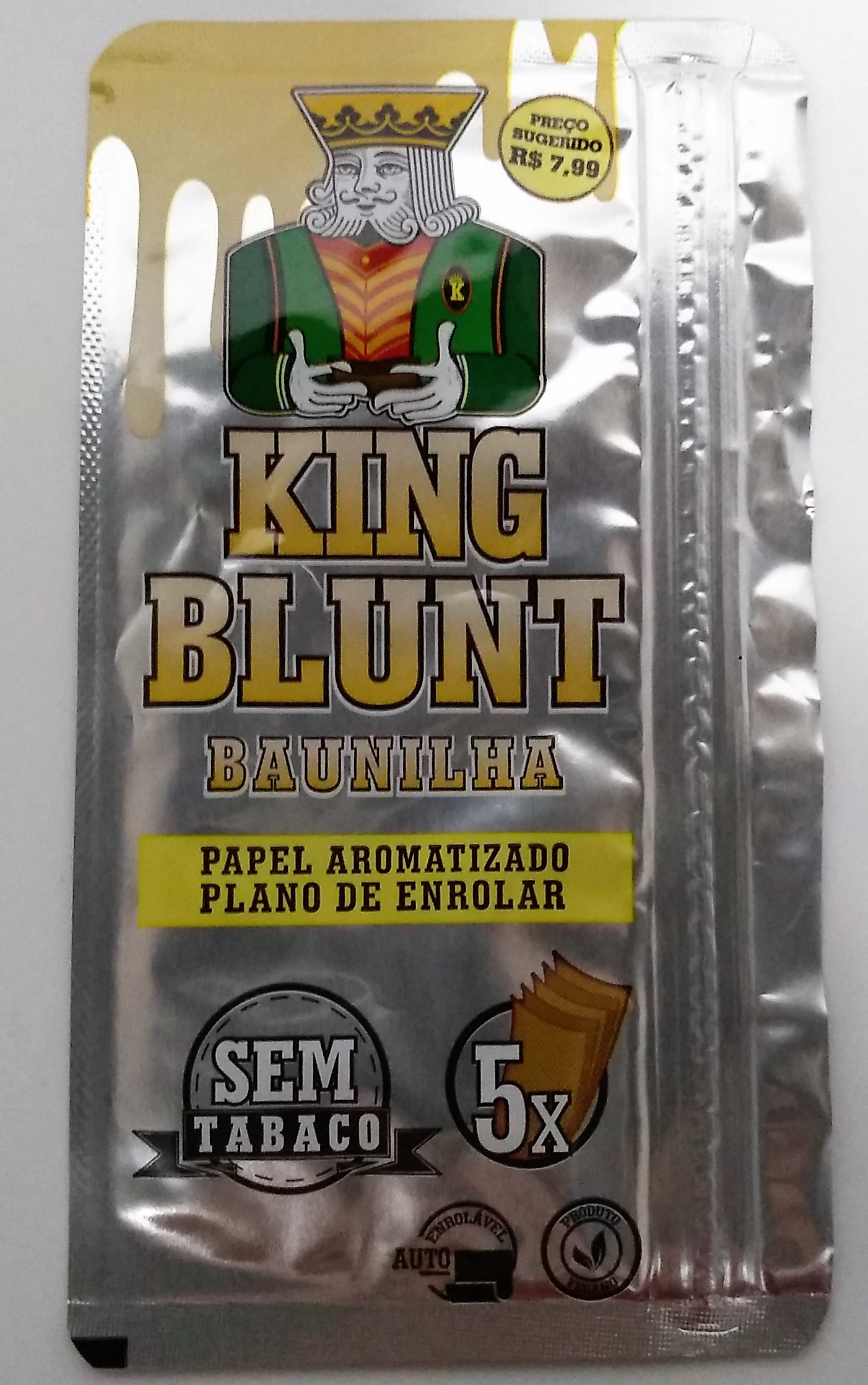 Papel Blunt King Blunt Baunilha