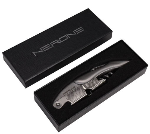 Abridor saca-rolhas Sommelier Pro Nerone Aço Inox
